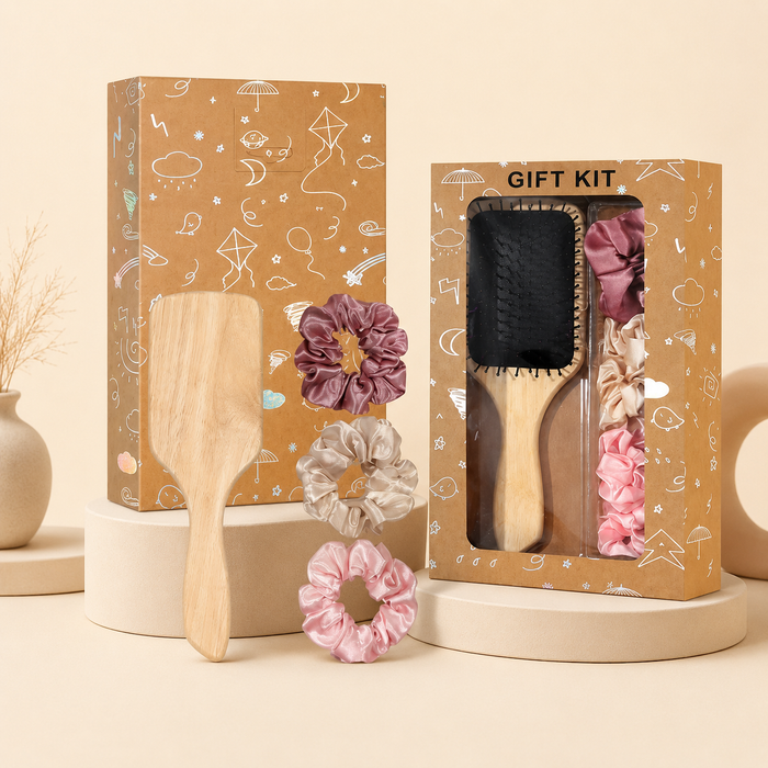 Soft, cute, and made for everyday pampering, the Pink Cloud Hair Kit is a sweet little hair-care essential for anyone who loves practical accessories with a pretty touch. Designed for easy daily styling, this set helps keep hair neat while adding a soft, playful vibe to your routine.