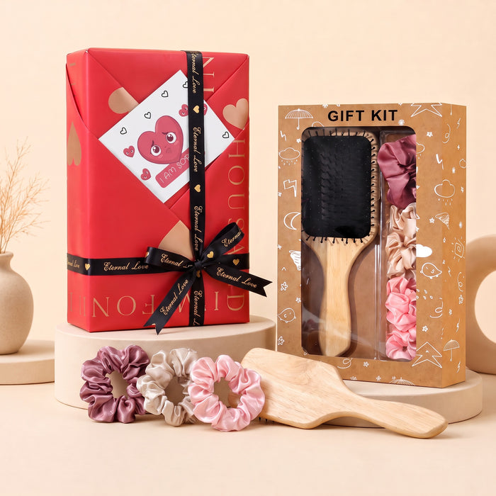 Soft, cute, and made for everyday pampering, the Pink Cloud Hair Kit is a sweet little hair-care essential for anyone who loves practical accessories with a pretty touch. Designed for easy daily styling, this set helps keep hair neat while adding a soft, playful vibe to your routine.