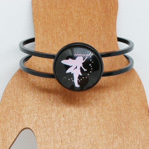 Pink Fairy Bangle Bracelet