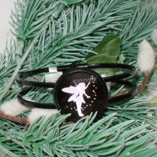 Pink Fairy Bangle Bracelet