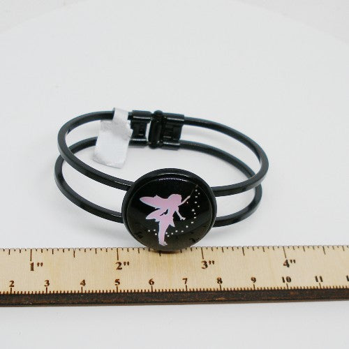 Pink Fairy Bangle Bracelet