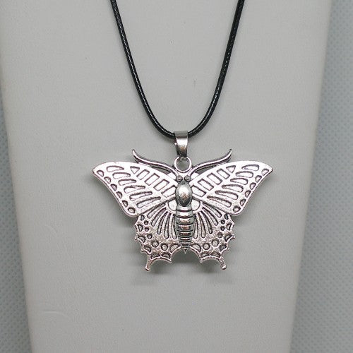 Polish Butterfly Pendant Necklace
