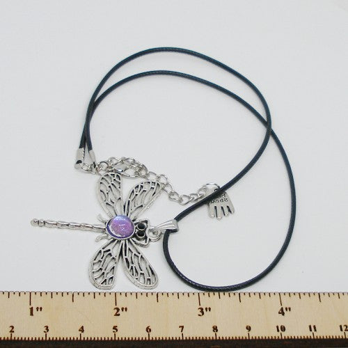 Polish Dragonfly Pendant Necklace