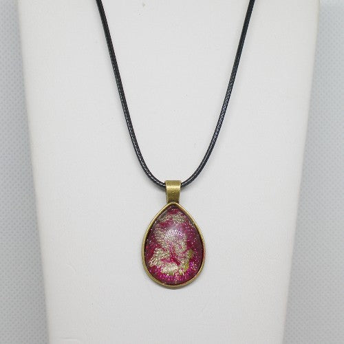 Polish Drop Pendant Necklace