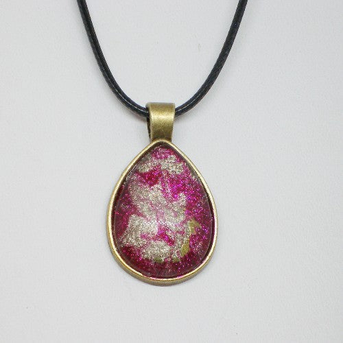 Polish Drop Pendant Necklace