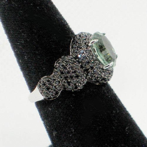 Prasiolite Statement Ring