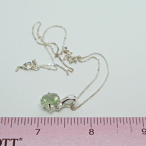Prehnite Pendant Necklace