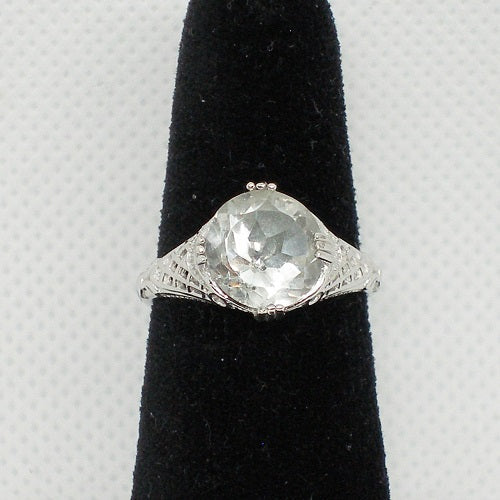 Quartz Solitaire Ring