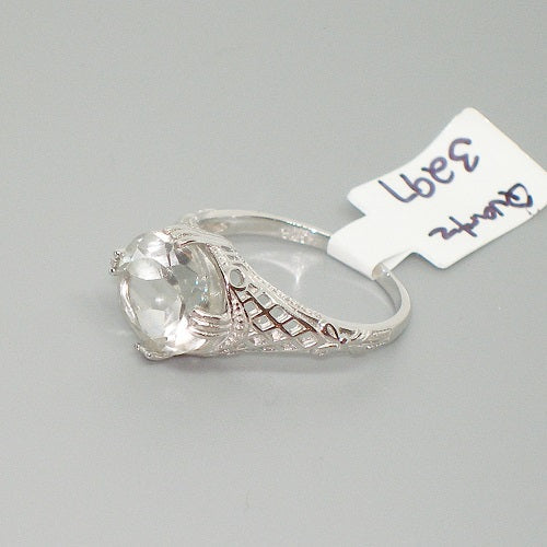 Quartz Solitaire Ring