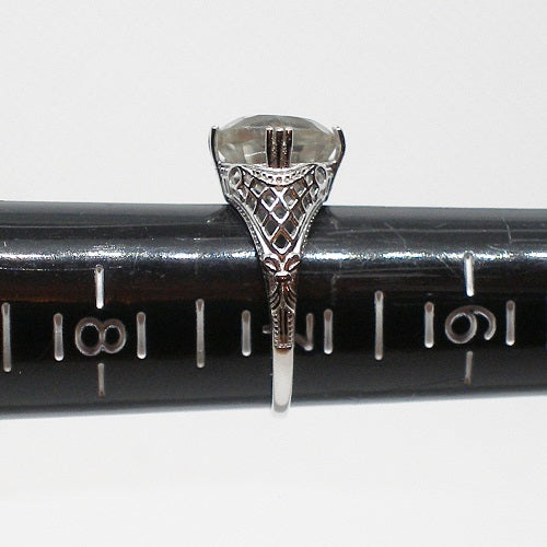 Quartz Solitaire Ring