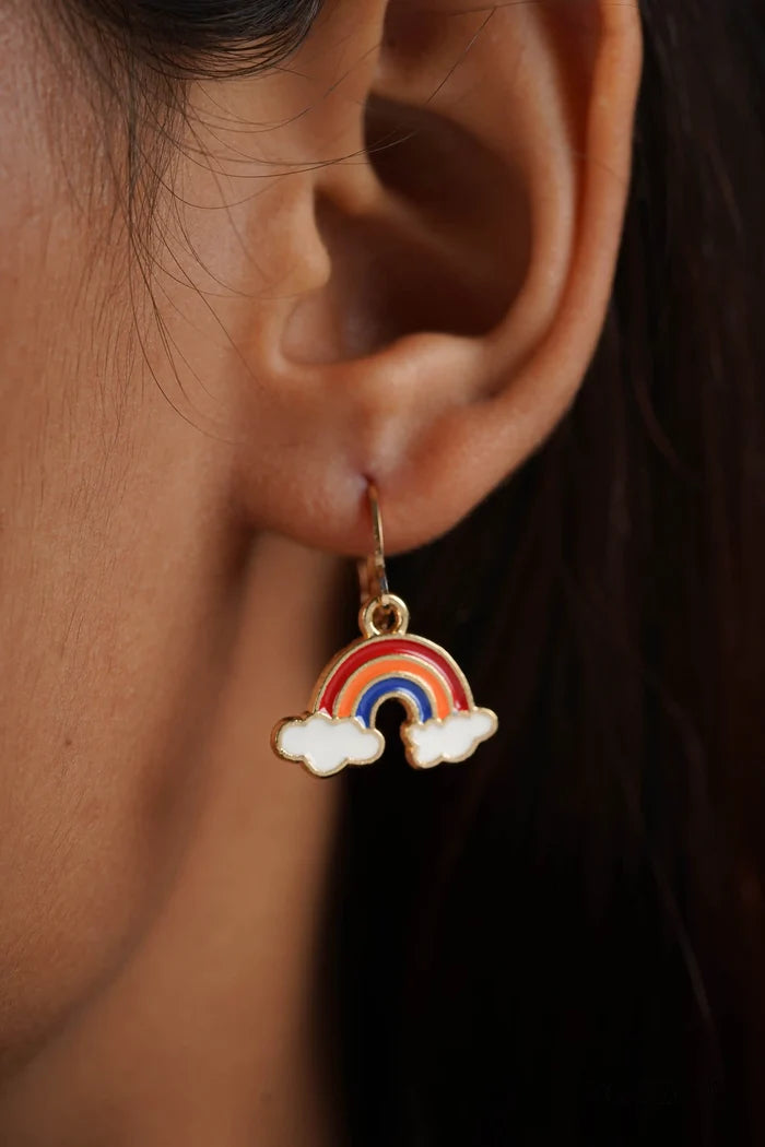 Rainbow On The Cloud Earrings