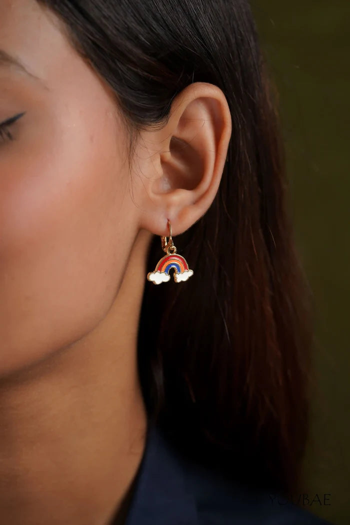 Rainbow On The Cloud Earrings