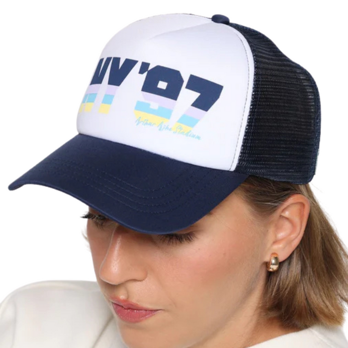 Rallee NY '97 Trucker One Size Fits Most Tennis Cap - Navy