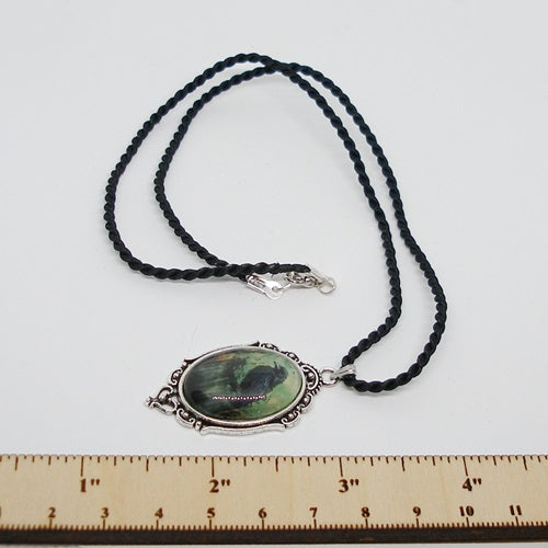 Raven Pendant Necklace