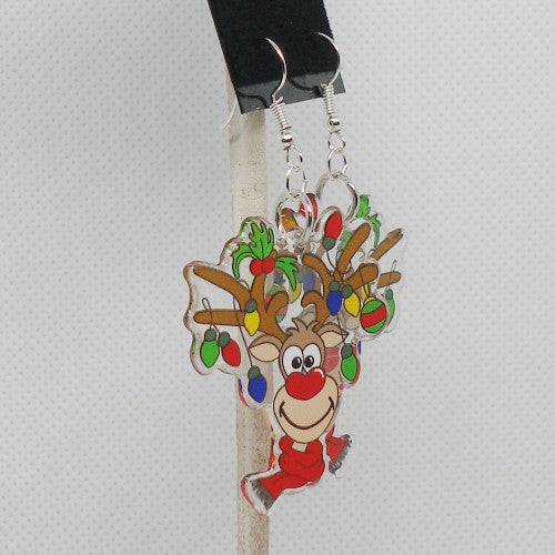 Reindeer Dangle Earrings