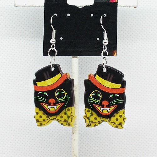 Retro Style Halloween Dangle Earrings