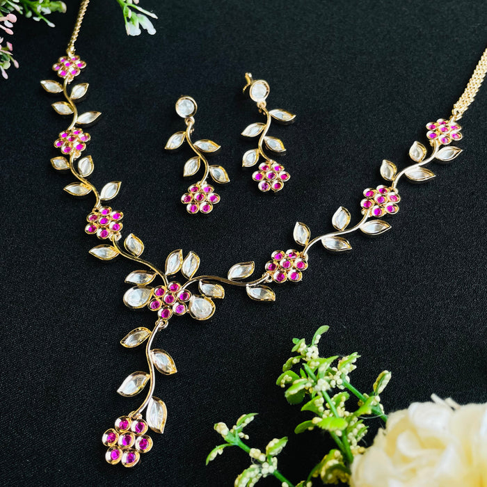 Nayaab ananya Polki Neckpiece