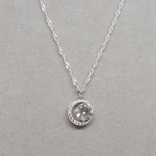 Rock Crystal Quartz Necklace