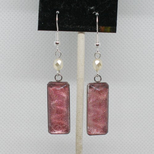 Rose Polish Earrings