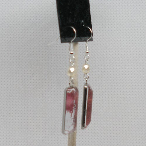 Rose Polish Earrings