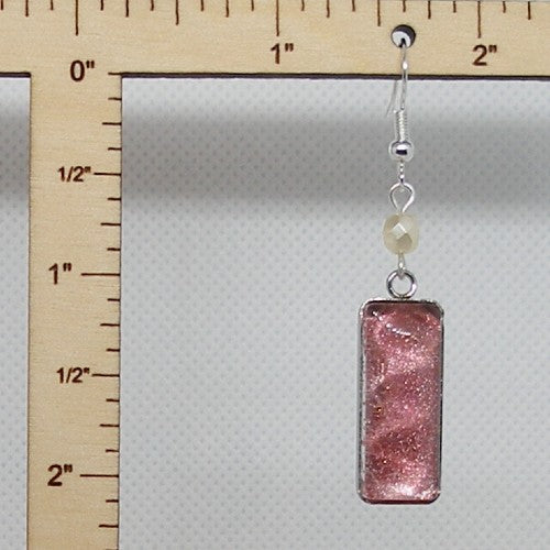 Rose Polish Earrings