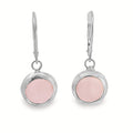 Rose Quartz Dangle earrings