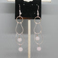 Rose Quartz Drop Earrings