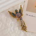 Bold, artistic, and full of character, the Royal Parrot Brooch is a striking statement piece designed to bring charm and personality to any look. Featuring a beautifully detailed parrot silhouette with rich jewel-toned accents, this brooch adds a playful yet elegant touch to outfits, scarves, bags, or gifting collections. Its vibrant design makes it perfect for anyone who loves standout accessories with a regal feel.