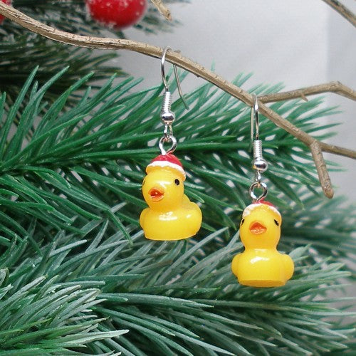 Rubber Ducky Drop Earrings
