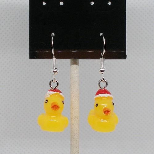 Rubber Ducky Drop Earrings