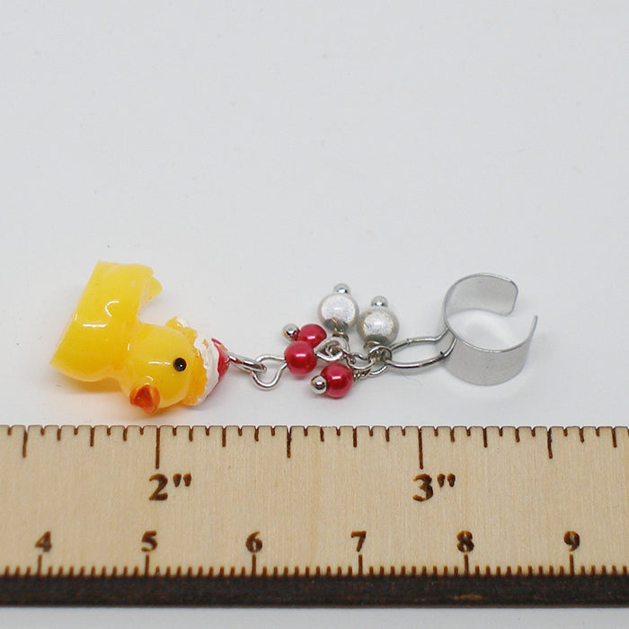 Rubber Ducky Ear Cuff