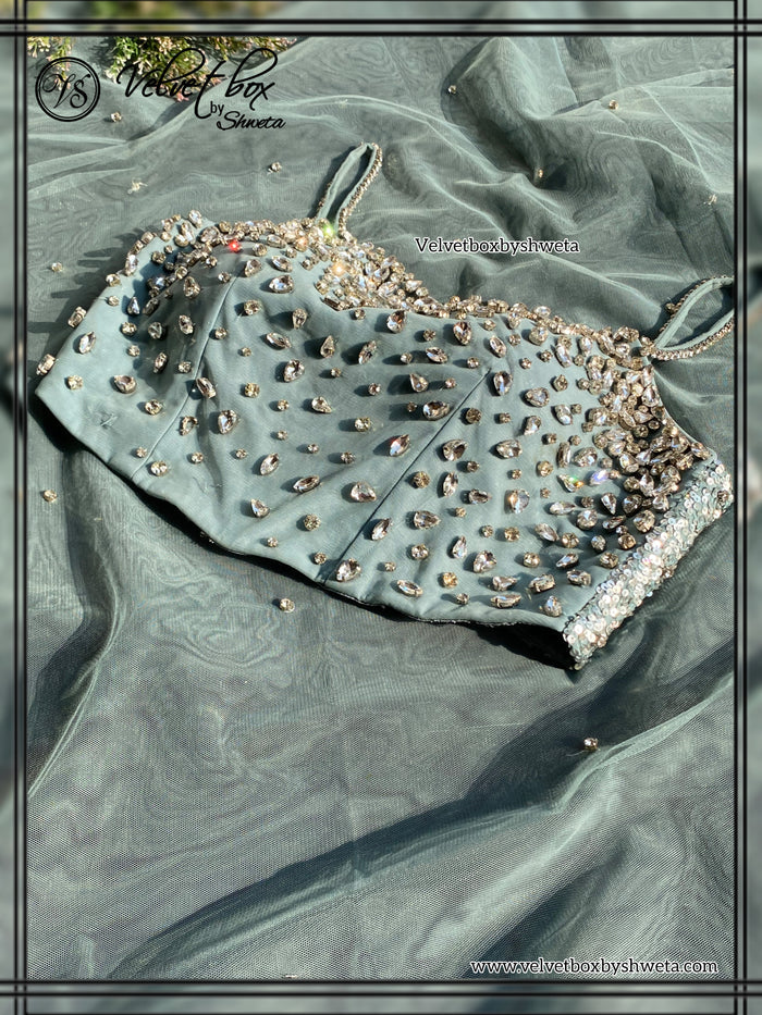 Rubi Crystal Saree