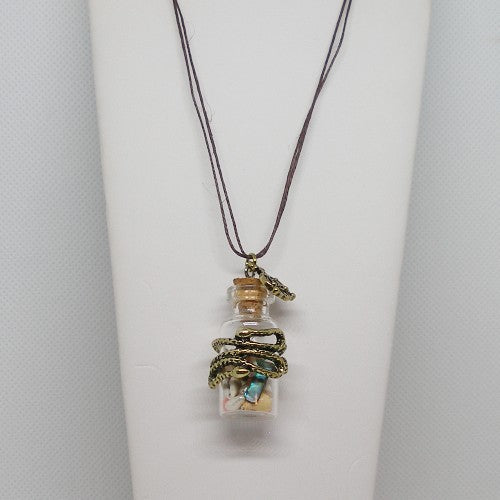 Sea Snakes Jar Pendant Necklace