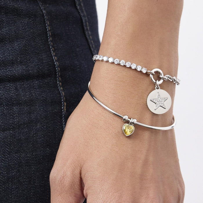 Bracciale rigido in acciaio taglia M