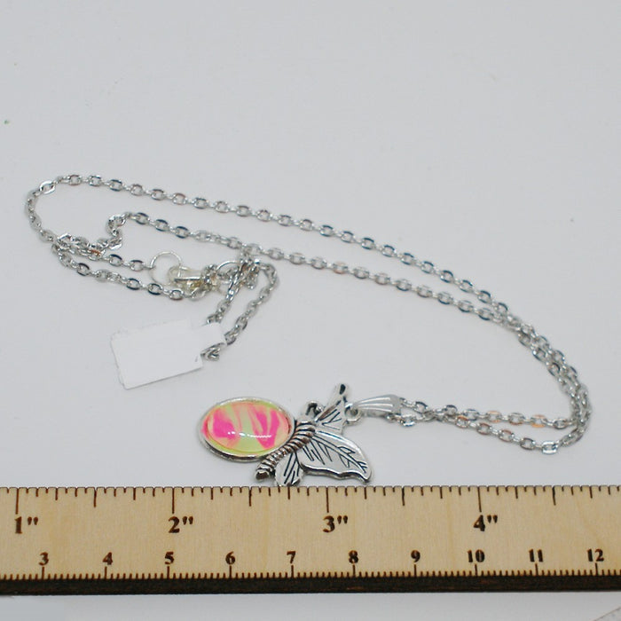 Small Butterfly Pendant Necklace