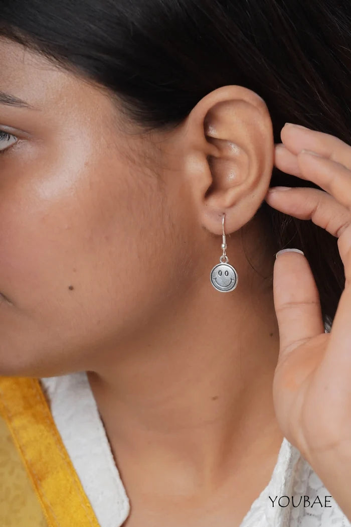 Smiley Drop Earrings