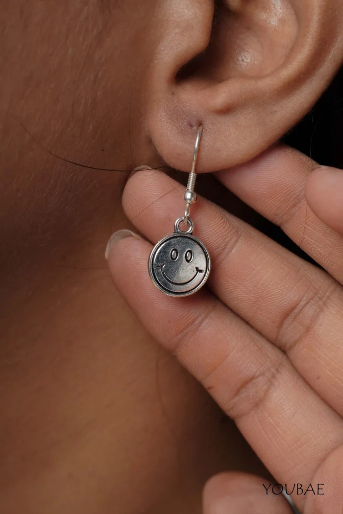 Smiley Drop Earrings