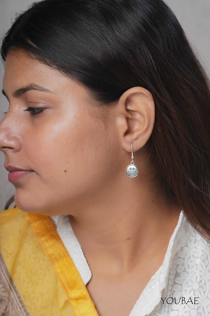 Smiley Drop Earrings