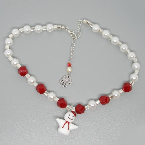 Snowman Choker Necklace