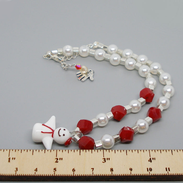 Snowman Choker Necklace