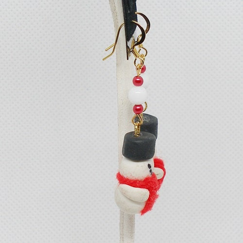 Snowman Dangle Earrings