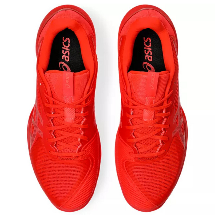 Asics Solution Speed FF 3 Clay Herringbone Mens Tennis Shoes - Flash Red/Blazing Coral