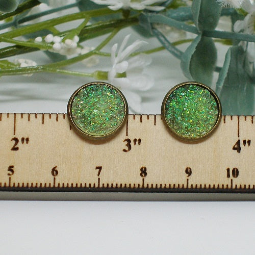 Sparkly post earrings