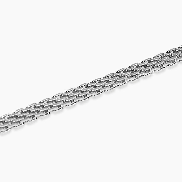 Bracciale in acciaio con maglia Milano