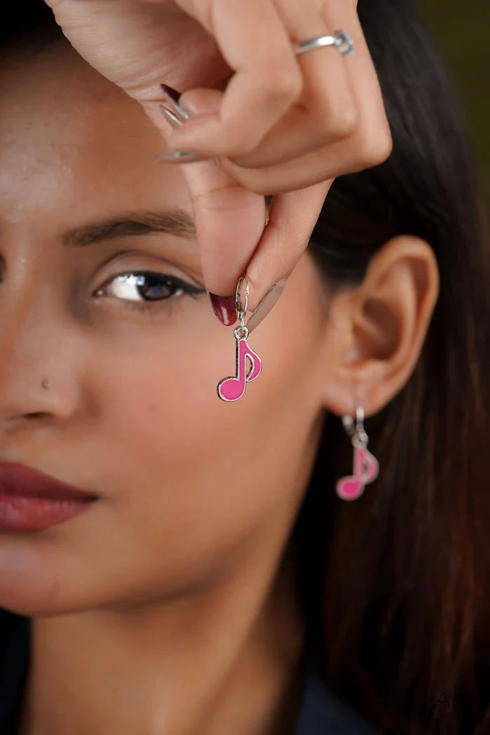 Statement Music Drop Earrings
