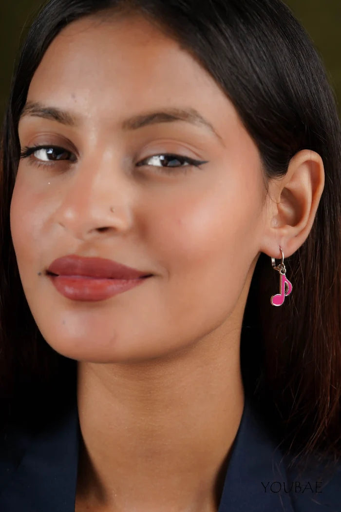 Statement Music Drop Earrings