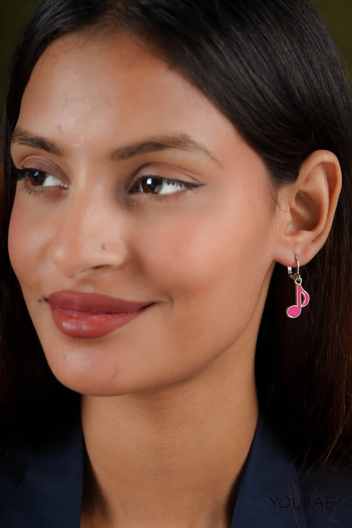 Statement Music Drop Earrings