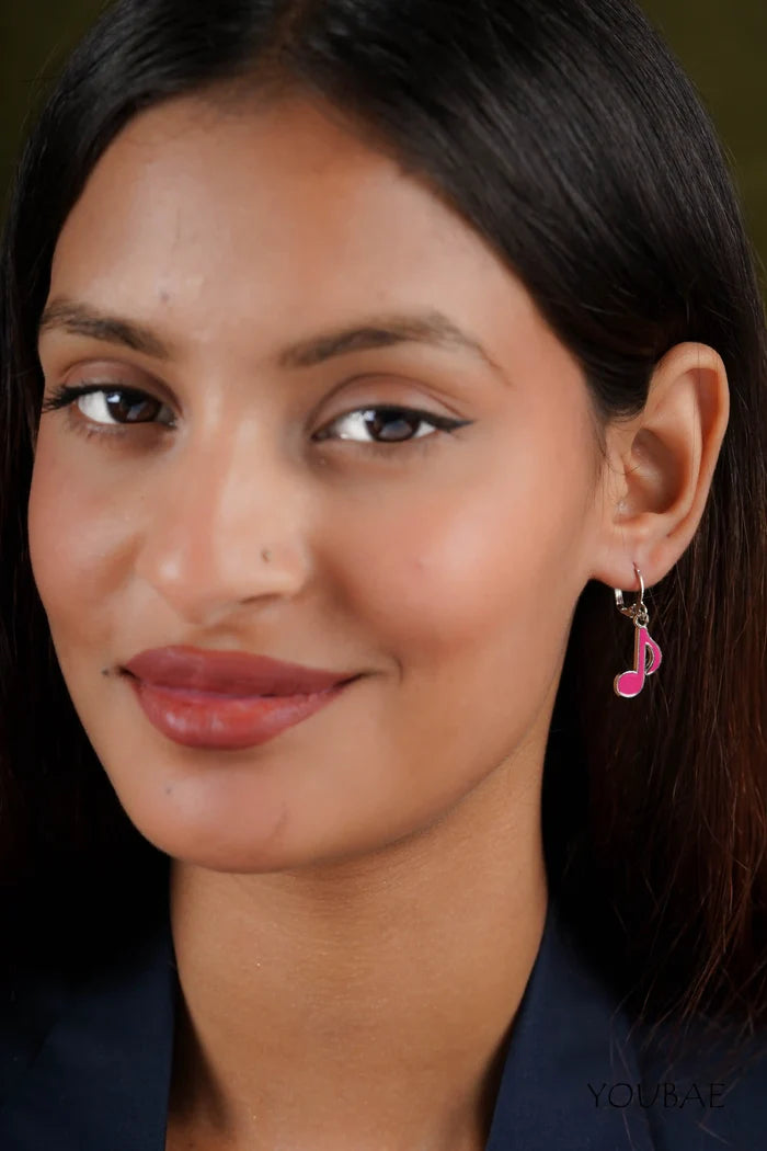 Statement Music Drop Earrings