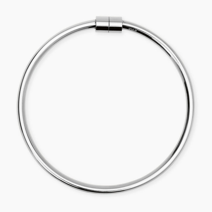 Bracciale bangle in acciaio