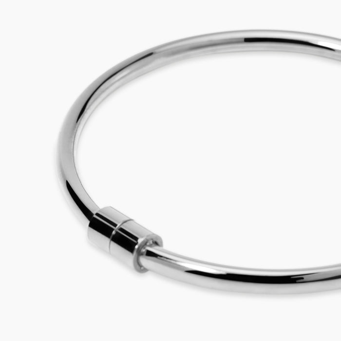 Bracciale bangle in acciaio